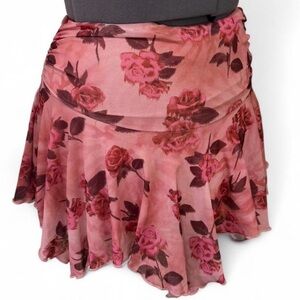 *Princess polly* Floral Pink Skirt